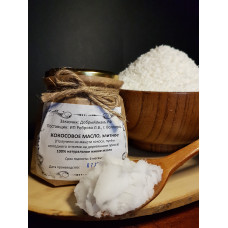 Масло кокосовое из мякоти кокоса, сыродавленное, деревянный пресс