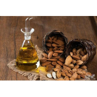 Масло миндальное из очищенного миндаля, сыродавленное, деревянный пресс